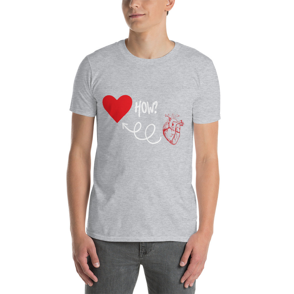 Valentine`s Day Evolution of the Heart Unisex T-shirt