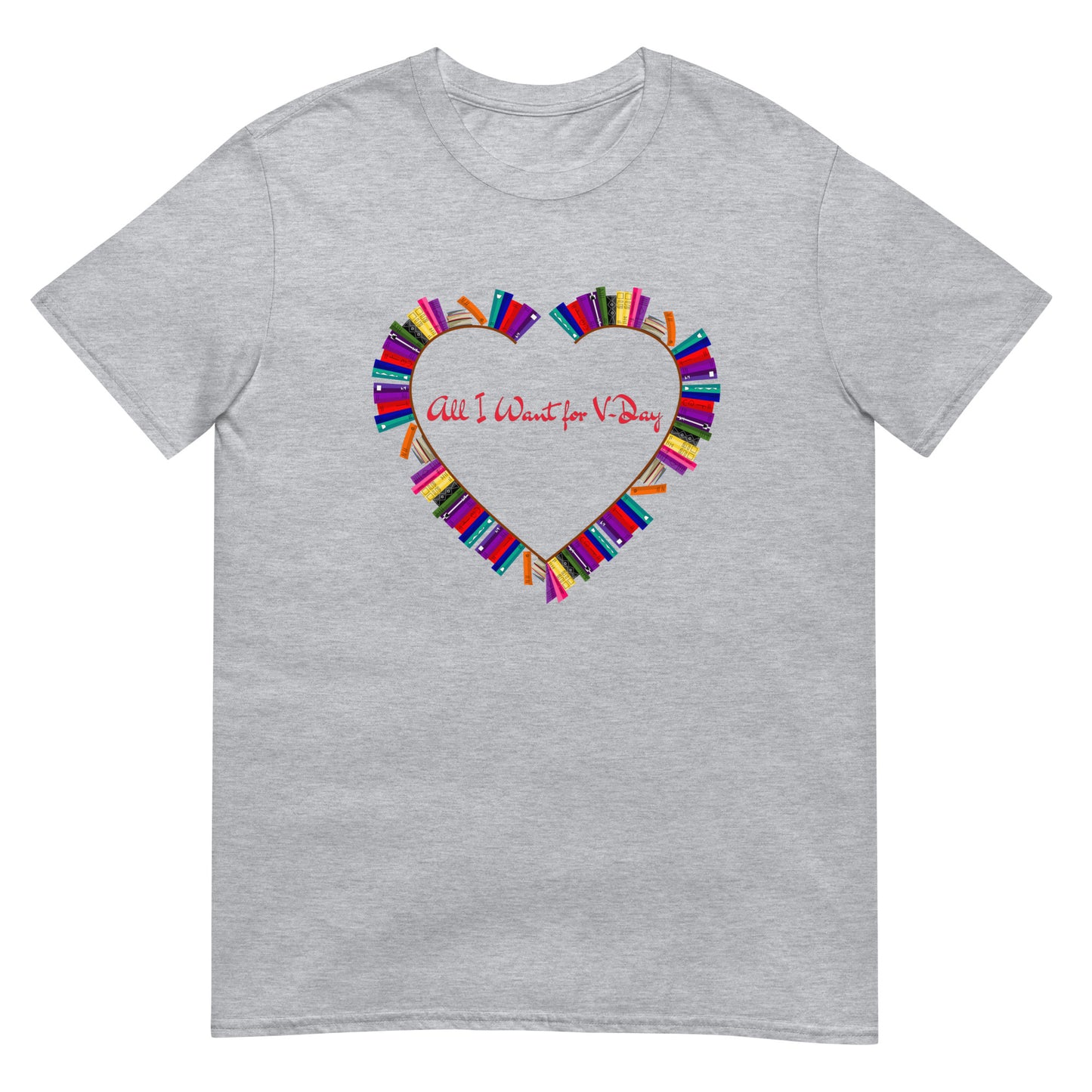 Valentine`s Day Book Lover Unisex T-Shirt