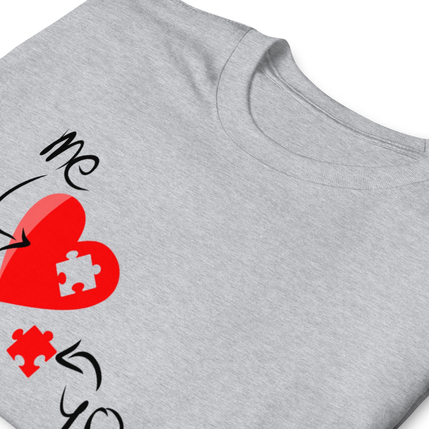 Valentine`s Day Piece of the Puzzle Unisex T-shirt