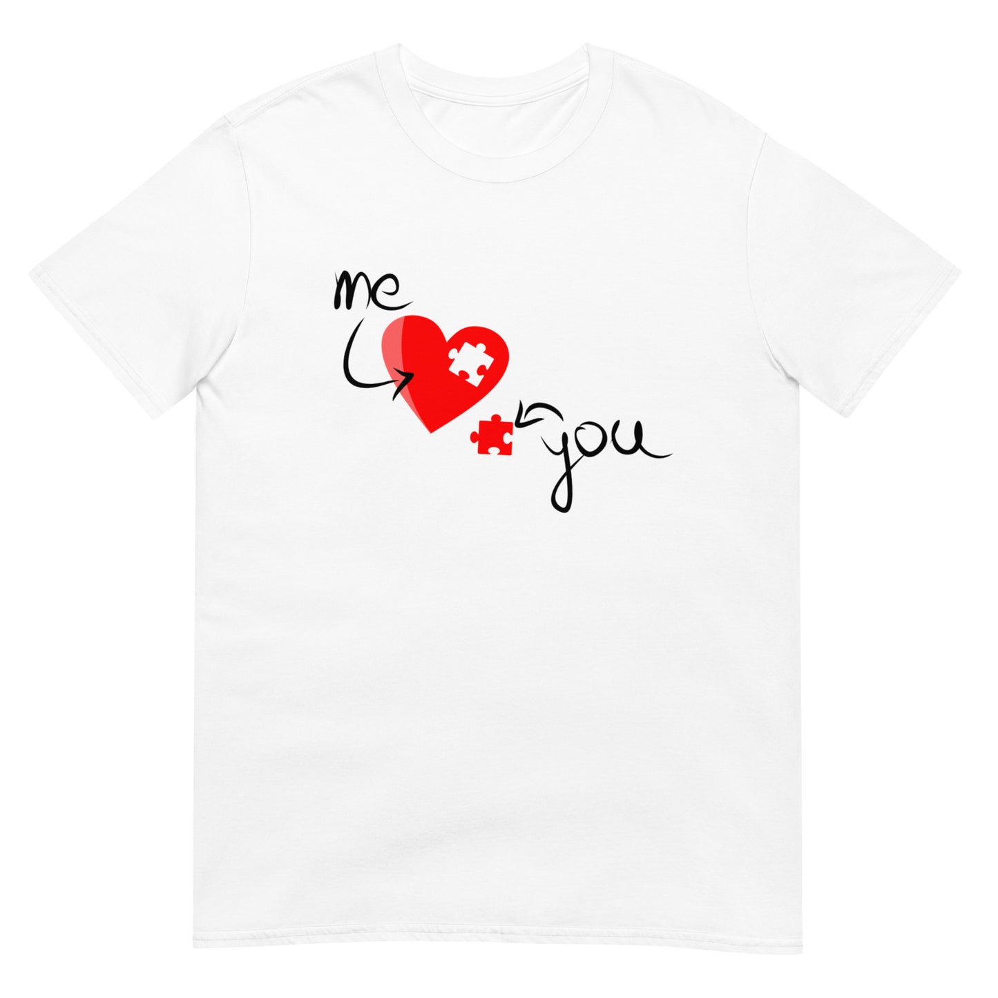 Valentine`s Day Piece of the Puzzle Unisex T-shirt