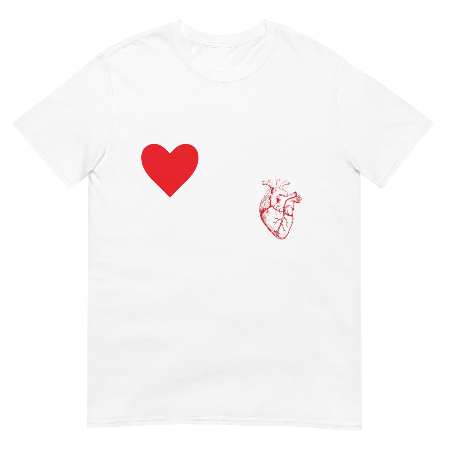 Valentine`s Day Evolution of the Heart Unisex T-shirt