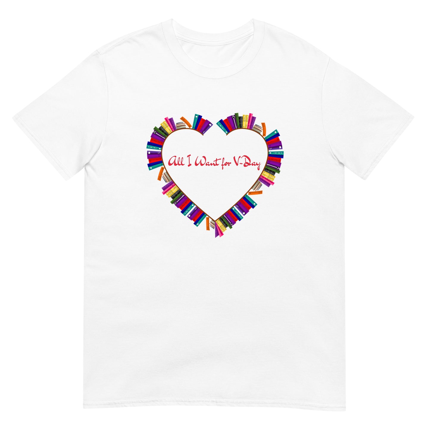 Valentine`s Day Book Lover Unisex T-Shirt