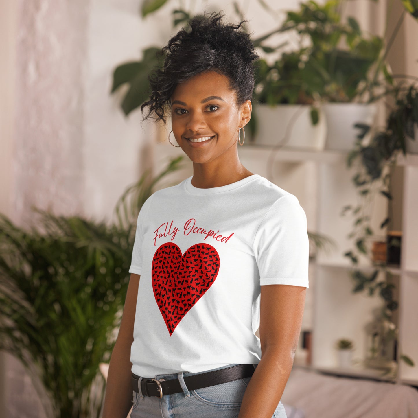 Valentine`s Day Cats Heart Unisex Shirt