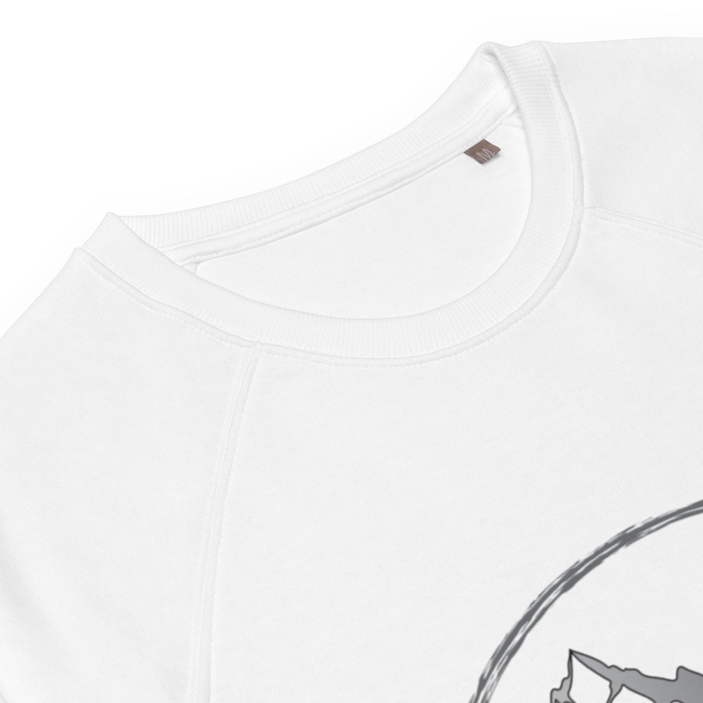 Savage Logo Unisex Organic Raglan Sweatshirt