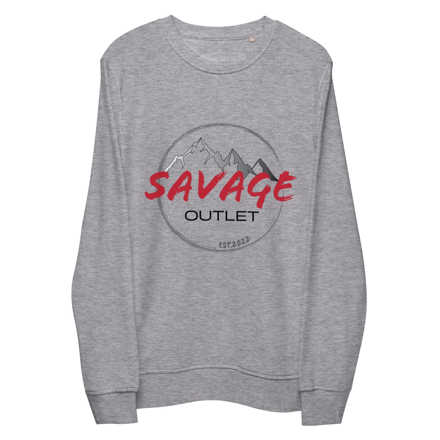 Savage Logo Standard Unisex Organic Sweatshirt