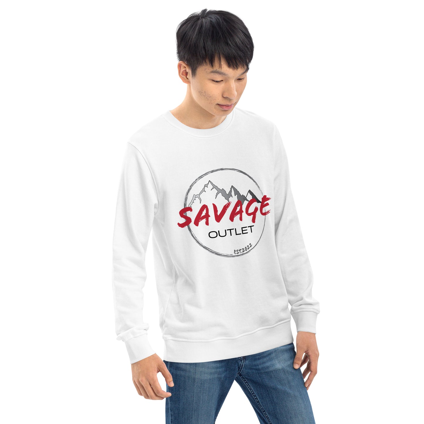 Savage Logo Standard Unisex Organic Sweatshirt